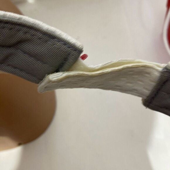 Adidas Men's White Embroidered Golf Adjustable Visor Cap C153 - Picture 8 of 8